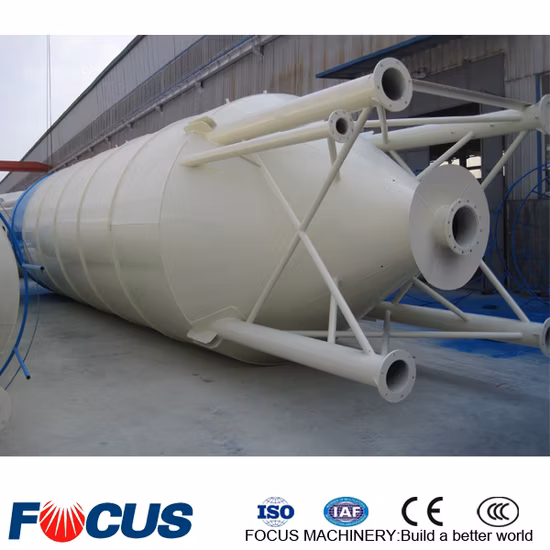 Silo à ciment boulonné de 200 tonnes pour centrale à béton